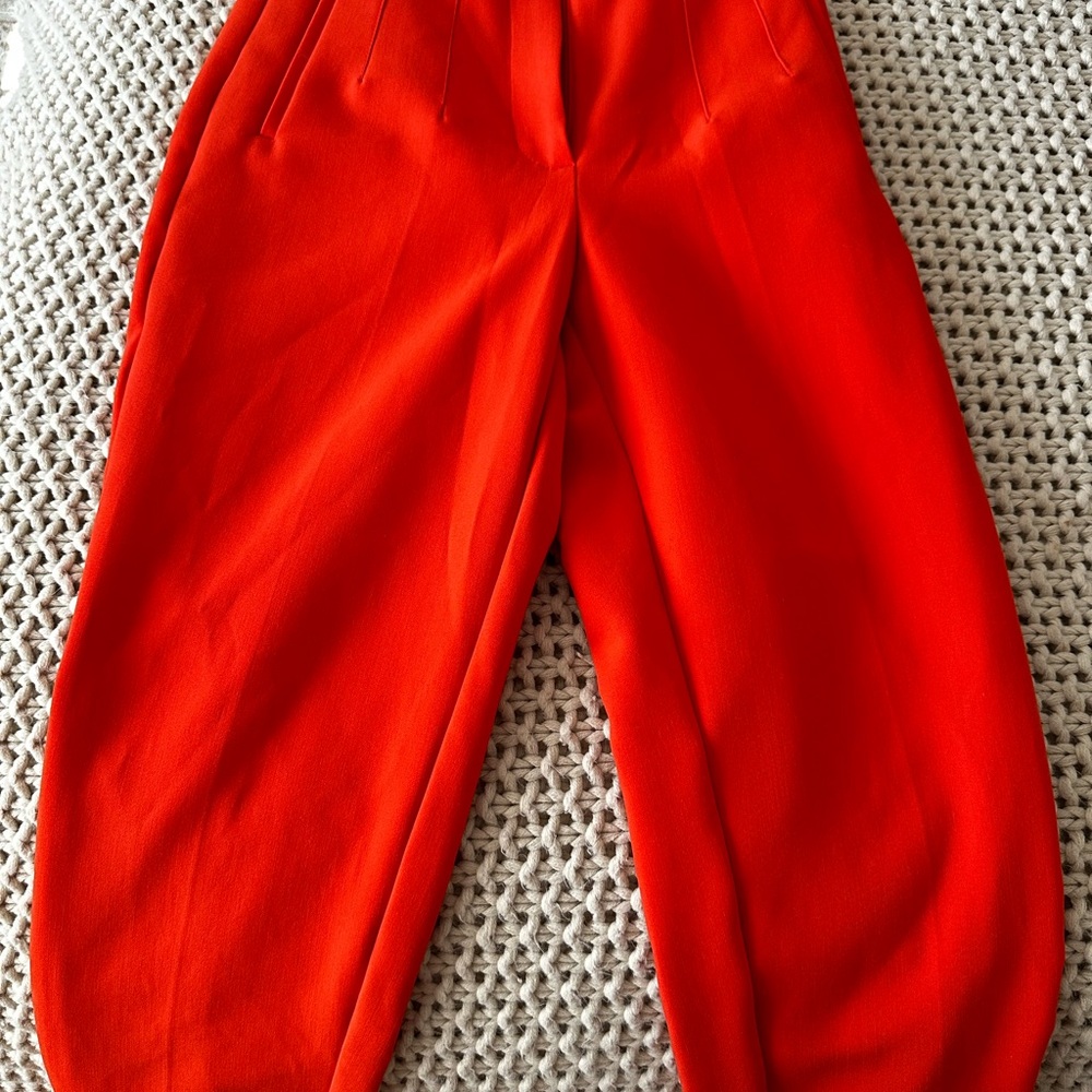 Vibrant Orange Trousers